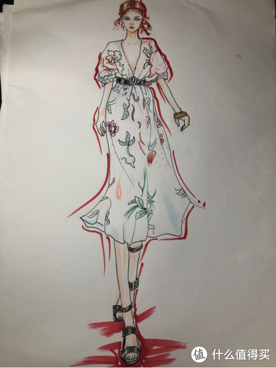 （画了一段时间之后的效果图）