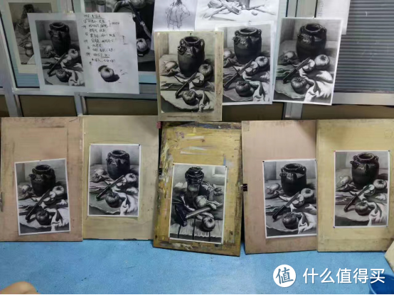 （跟我们班同学的作品进行比较，感觉好像看不出来差别）